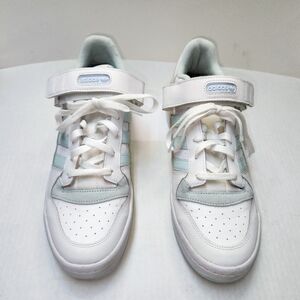 Adidas Men's Forum Low Shoes Cloud White-Almost Blue GW4369 Size 11.5 Classic